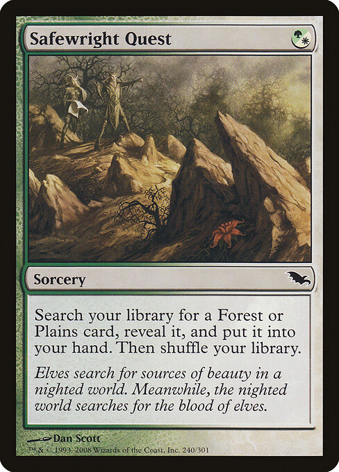 Safewright Quest - Shadowmoor Magic card