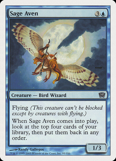 Sage Aven - Ninth Edition Magic card