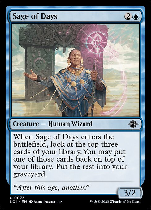 Sage of Days - The Lost Caverns of Ixalan Magic card