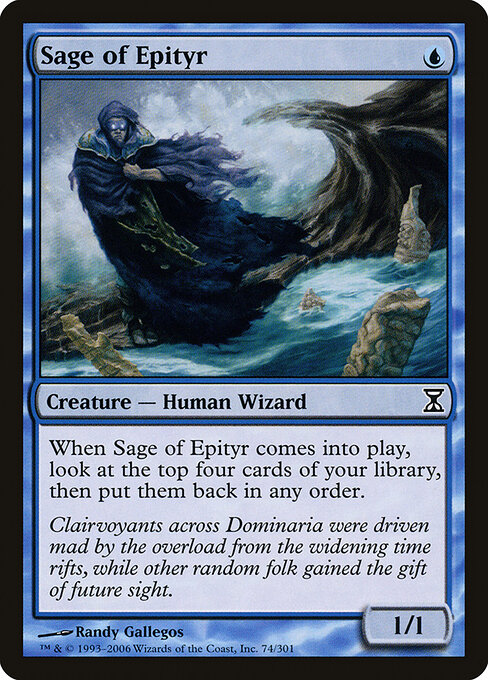 Sage of Epityr - Time Spiral Magic card