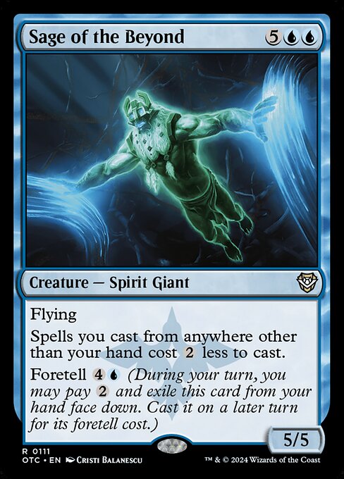 Sage of the Beyond - Outlaws of Thunder Junction Commander Magic card
