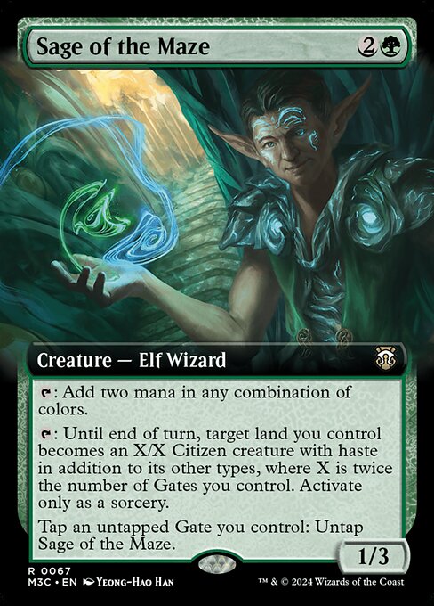Sage of the Maze - Modern Horizons 3 Commander Magic card