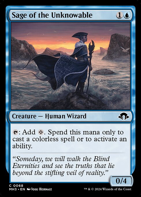 Sage of the Unknowable - Modern Horizons 3 Magic card