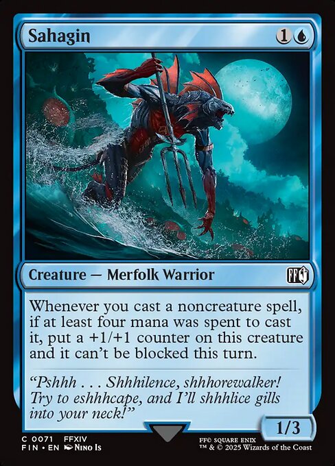 Sahagin - Final Fantasy Magic card