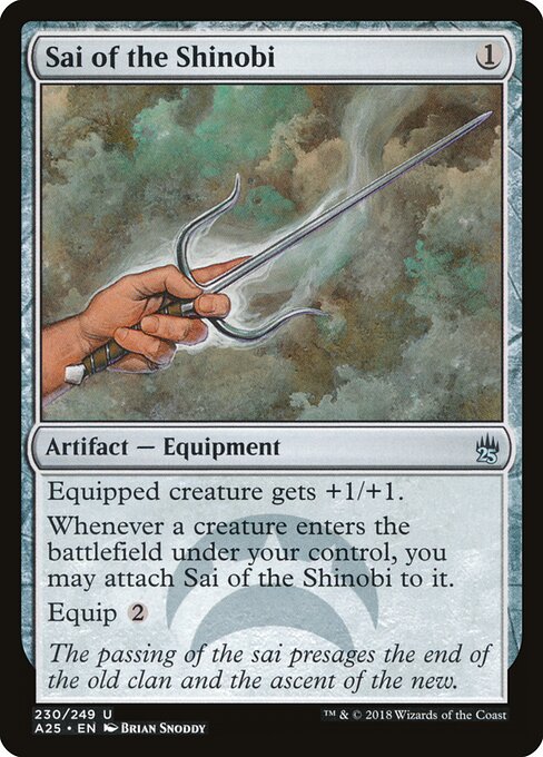 Sai of the Shinobi - Masters 25 Magic card