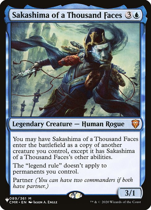Sakashima der Tausendgesichtige (Sakashima of a Thousand Faces) - Avatar: The Last Airbender Eternal (#18) - Illustrated by Viacom - Magic: The Gathering Card