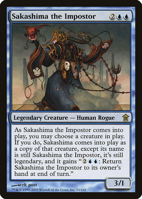 Sakashima the Impostor - Saviors of Kamigawa Magic card