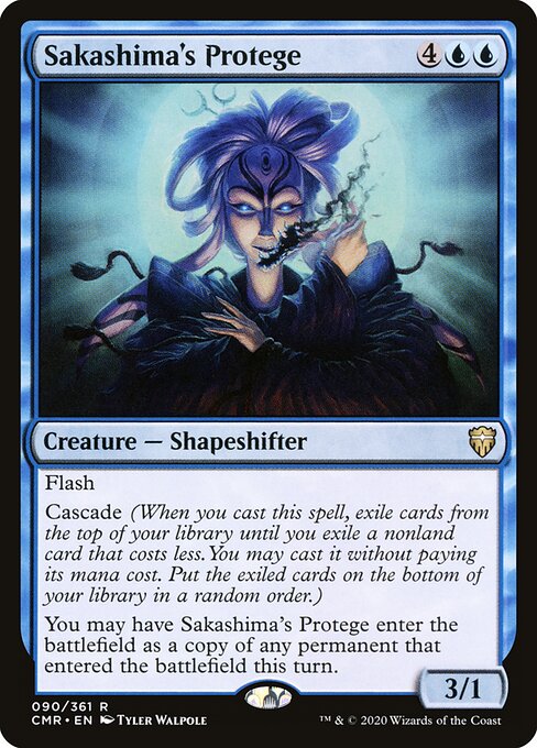 Sakashima's Protege - Commander Legends (#90) - Illustrated by Tyler Walpole - Magic: The Gathering Card