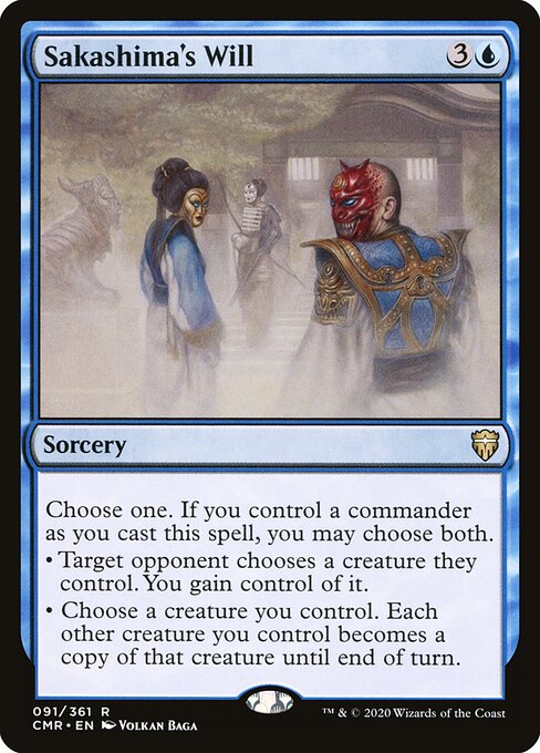 Sakashima's Will - Commander Legends Magic card