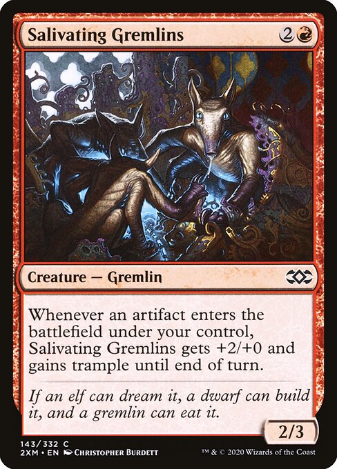 Salivating Gremlins - Double Masters Magic card