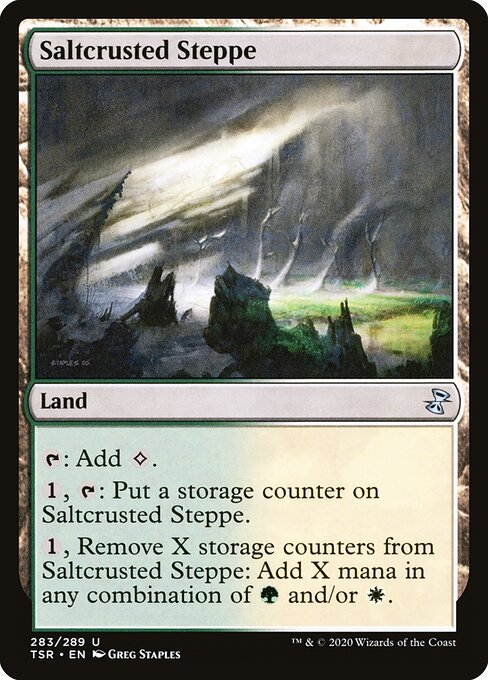 Saltcrusted Steppe - Time Spiral Remastered Magic card