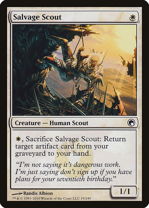 Salvage Scout - Scars of Mirrodin Magic card