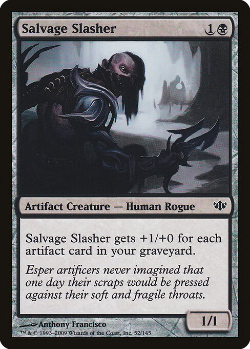 Salvage Slasher - Conflux Magic card
