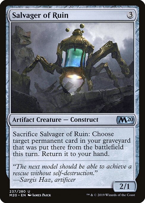 Salvager of Ruin - Core Set 2020 Magic card