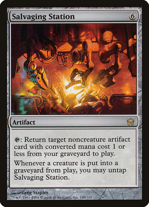 Salvaging Station - Fifth Dawn Magic card