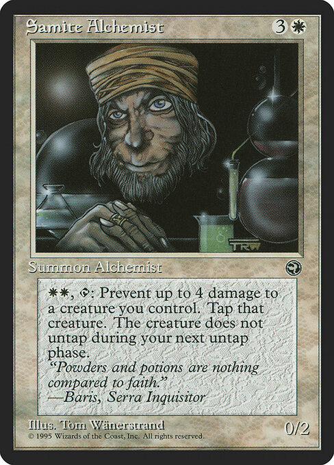 Samite Alchemist - Homelands Magic card