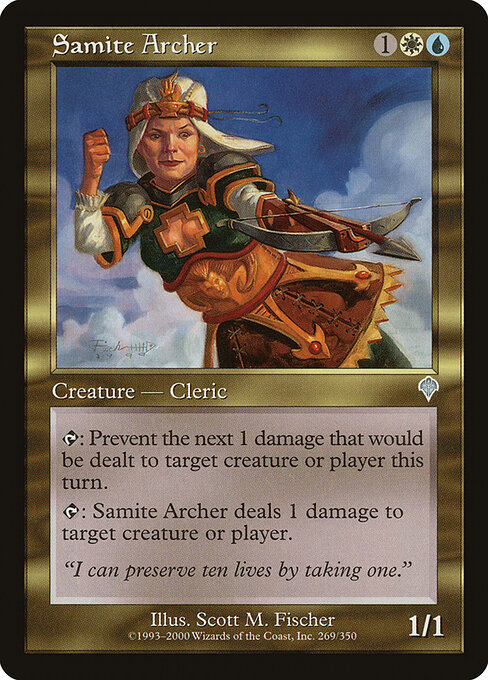Samite Archer - Invasion Magic card