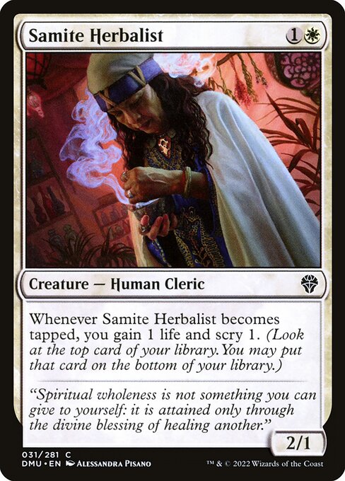 Samite Herbalist - Dominaria United Magic card