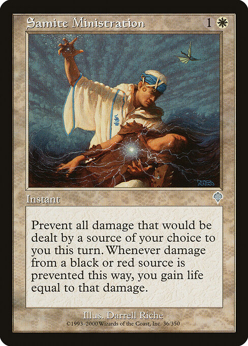 Samite Ministration - Invasion Magic card