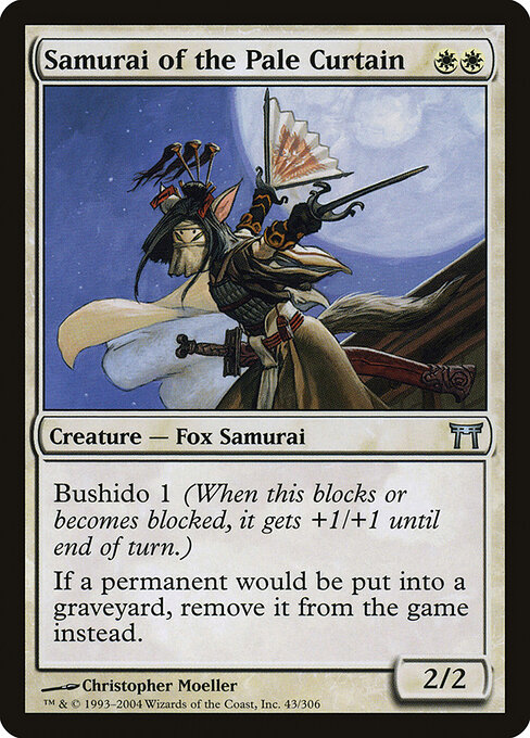 Samurai of the Pale Curtain - Champions of Kamigawa Magic card