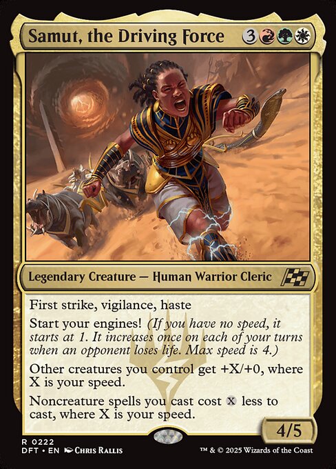 Samut, the Driving Force - Aetherdrift Magic card