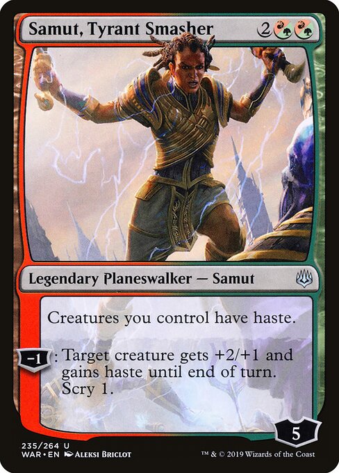 Samut, Tyrant Smasher - War of the Spark Magic card