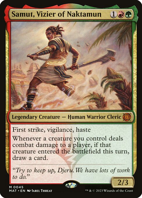 Samut, Vizier of Naktamun - March of the Machine: The Aftermath Magic card