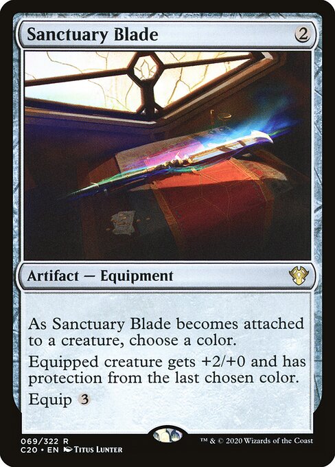 Sanctuary Blade - Commander 2020 Magic card