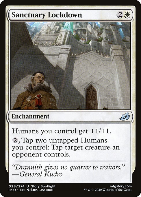 Sanctuary Lockdown - Ikoria: Lair of Behemoths Magic card