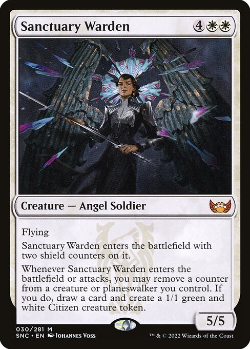 Sanctuary Warden - Streets of New Capenna Magic card