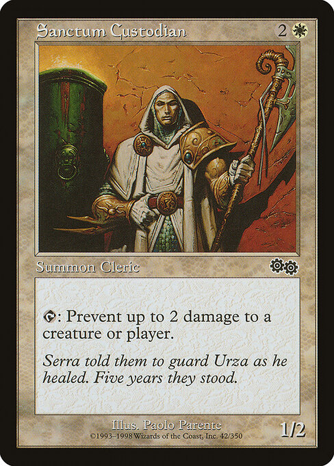 Sanctum Custodian - Urza's Saga Magic card