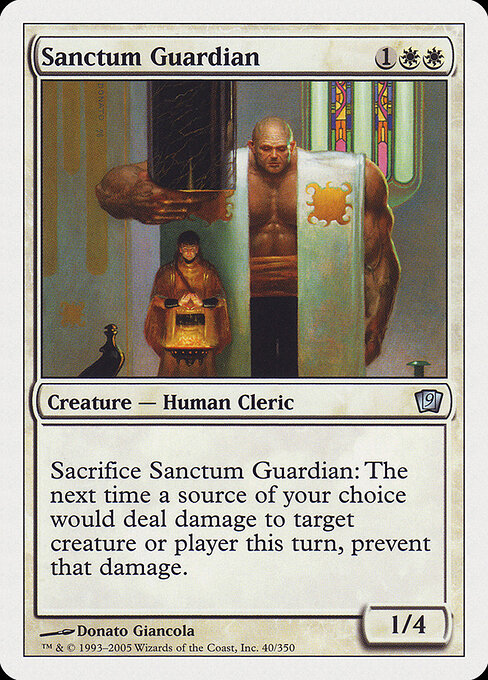Sanctum Guardian - Ninth Edition Magic card