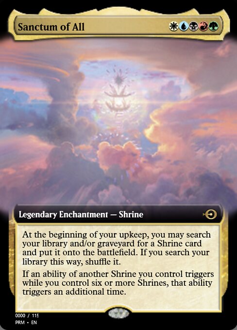 Santuário de Tudo (Sanctum of All) - Core Set 2021 (#225) - Illustrated by Johannes Voss - Magic: The Gathering Card