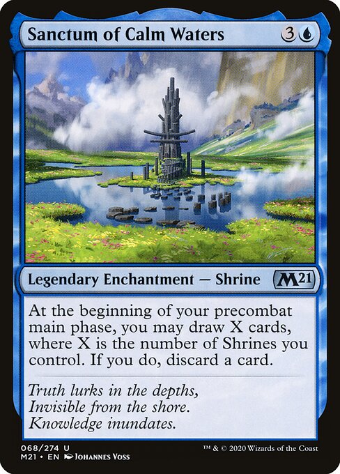 Sanctum of Calm Waters - Core Set 2021 Magic card