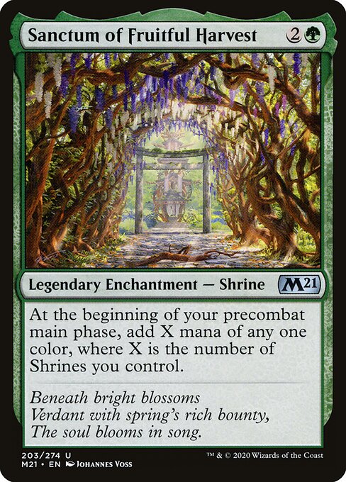 Sanctum of Fruitful Harvest - Core Set 2021 Magic card