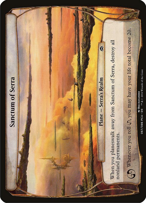 Sanctum of Serra - Planechase Anthology Planes (#67) - Illustrated by Rob Alexander - Magic: The Gathering Card