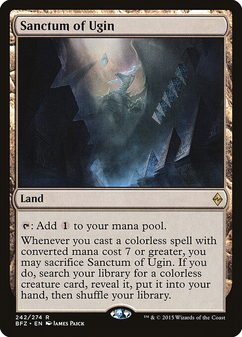 Sanctum of Ugin - Battle for Zendikar Magic card