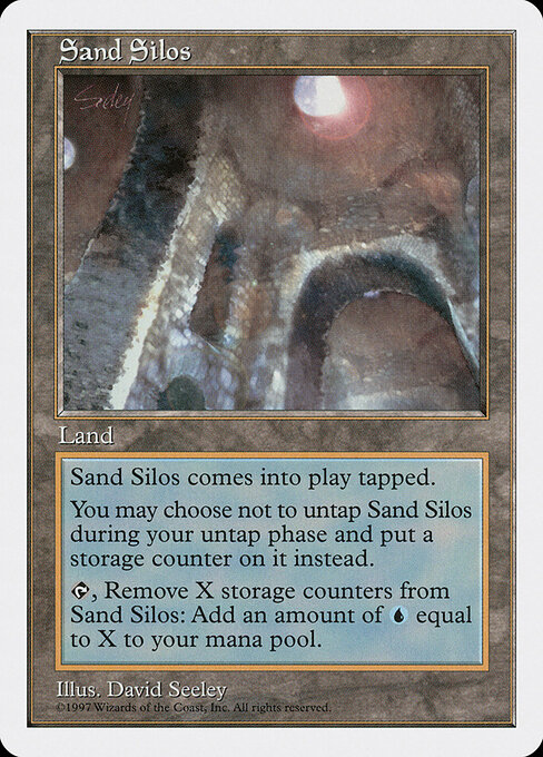 Sand Silos - Fifth Edition Magic card