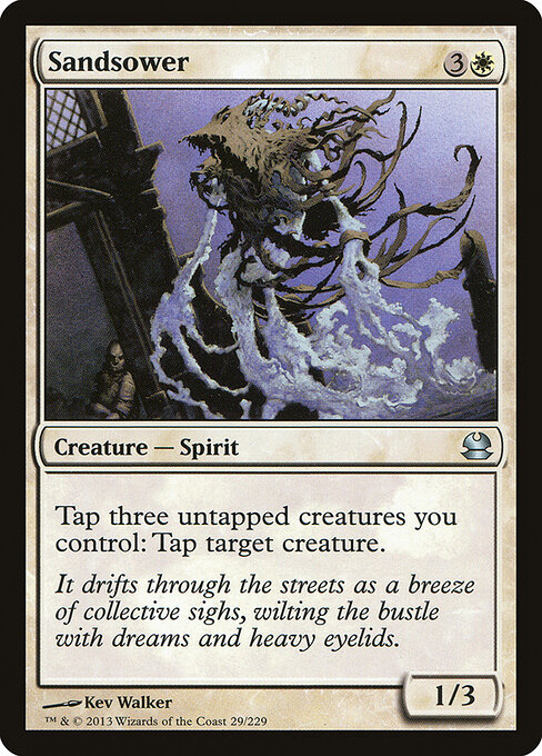 Sandsower - Modern Masters (#29) - Illustrated by Kev Walker - Magic: The Gathering Card