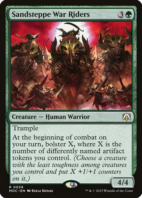 Sandsteppe War Riders - March of the Machine Commander Magic card