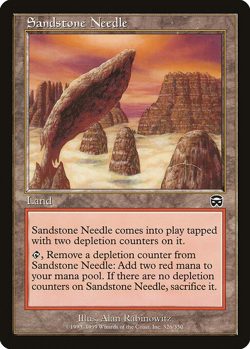 Sandstone Needle - Mercadian Masques Magic card