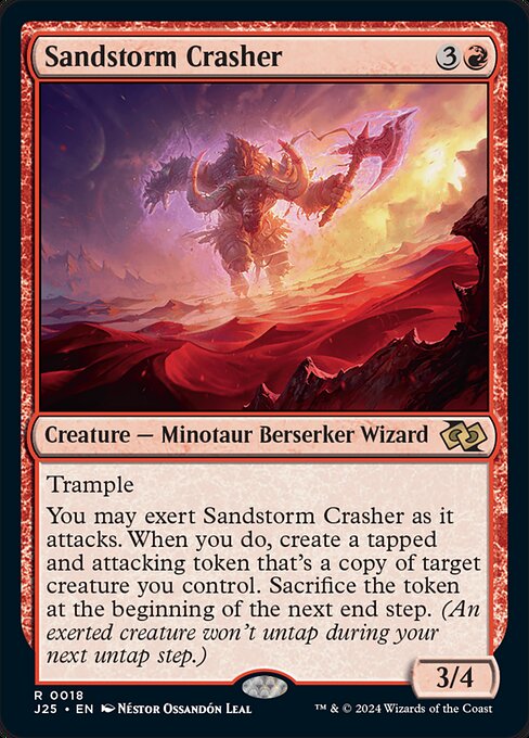 Sandstorm Crasher - Foundations Jumpstart Magic card