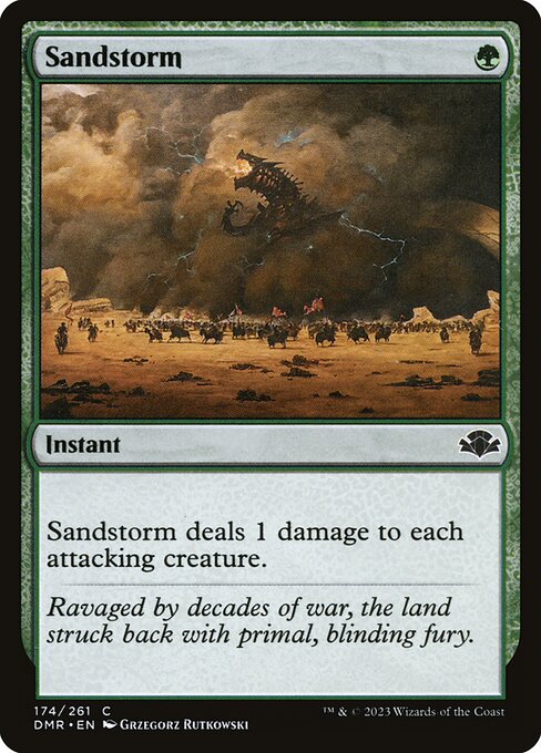 Sandstorm - Dominaria Remastered Magic card