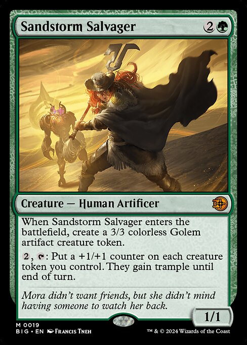 Sandstorm Salvager - The Big Score Magic card