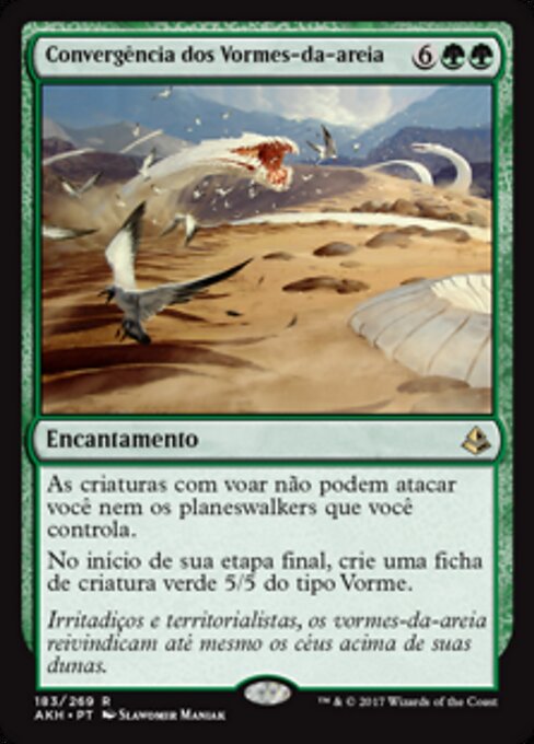 Sandwurm Convergence - Amonkhet Promos (#183s) - Illustrated by Slawomir Maniak - Magic: The Gathering Card