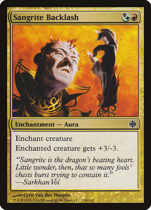 Sangrite Backlash - Alara Reborn Magic card