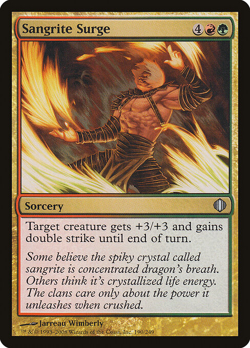 Sangrite Surge - Shards of Alara Magic card