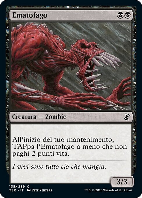 Sangrófago (Sangrophage) - Time Spiral (#127) - Illustrated by Pete Venters - Magic: The Gathering Card
