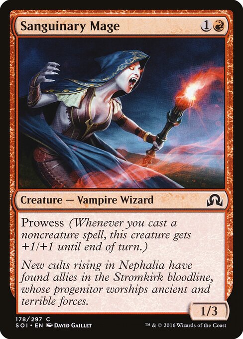 Sanguinary Mage - Shadows over Innistrad Magic card