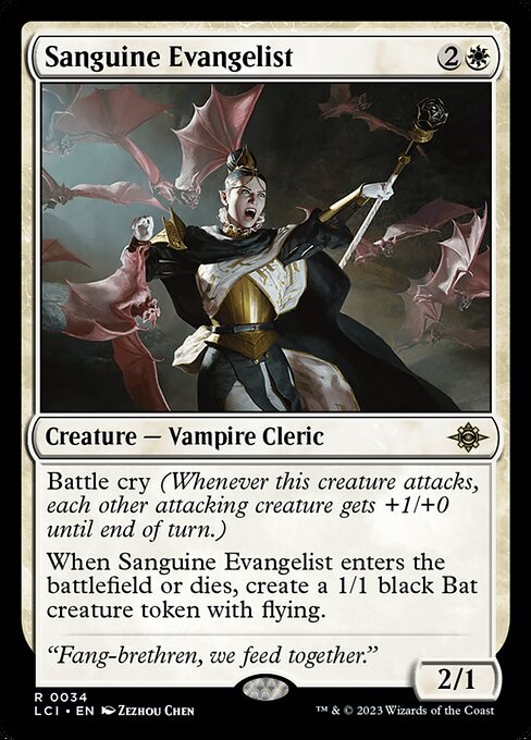 Sanguine Evangelist - The Lost Caverns of Ixalan Magic card